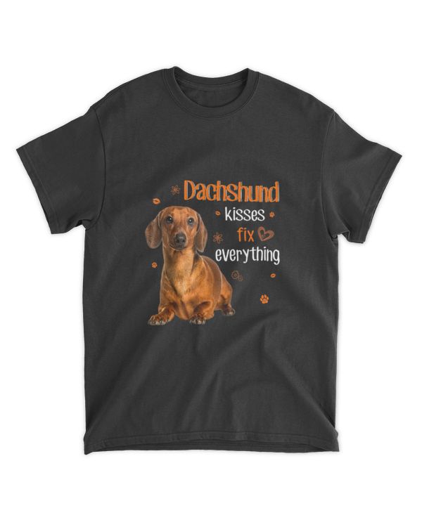 Dachshund Kisses Fix Everything dachshund lover