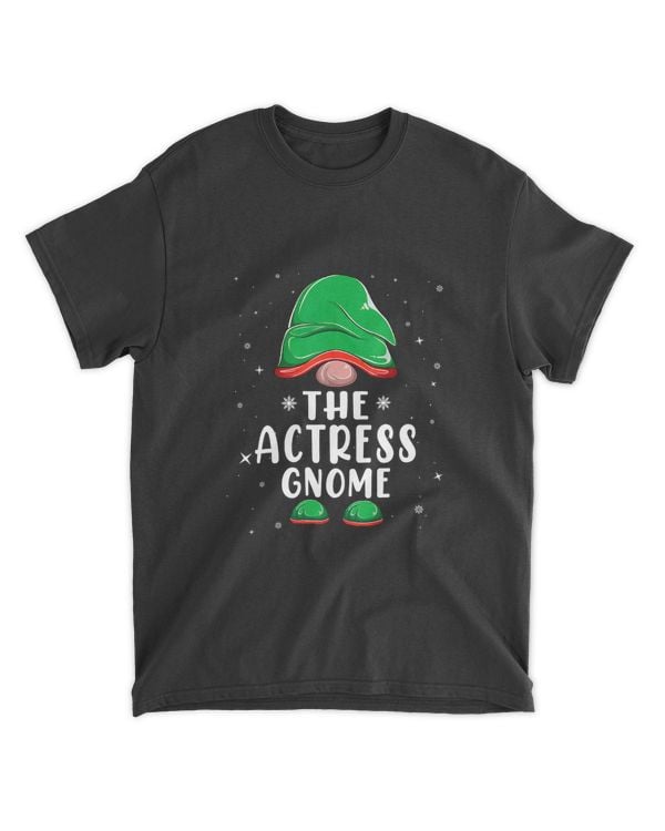 Gnome Actress Gnome Buffalo Plaid Matching Family Christmas