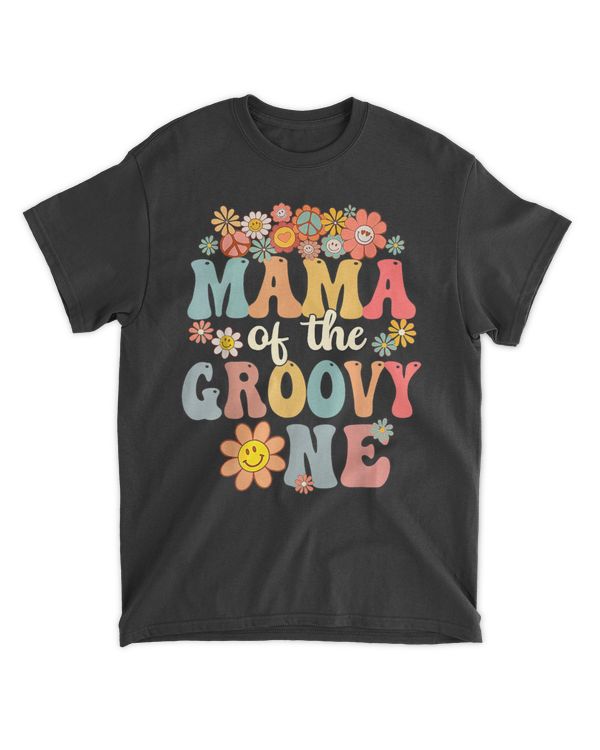 Retro Mama Of Groovy One Matching Family 1st Birthday Party