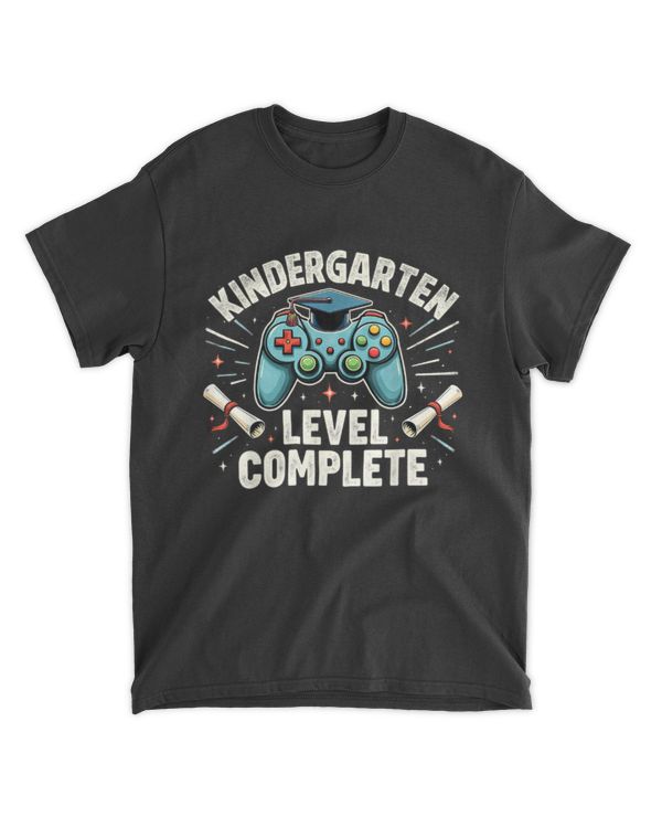 a01  Kindergarten Level Complete Funny Graduation 2025 Gamer Boys aha280401 iu