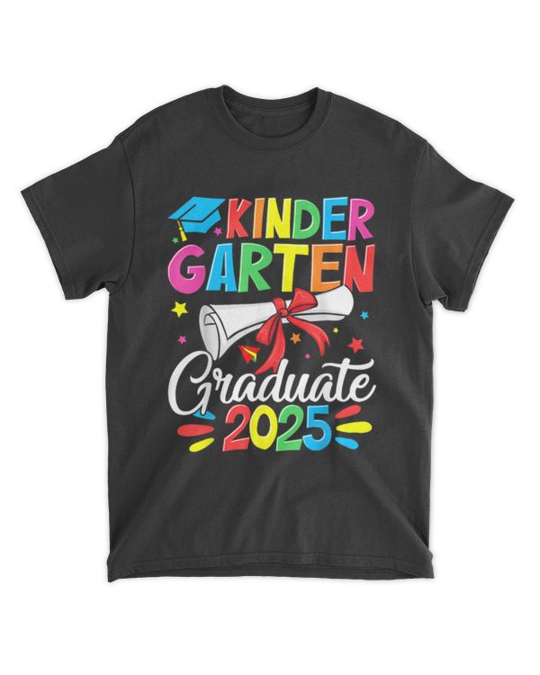 a01  Kindergarten Graduation Shirt 2025 Kids Boys Girls Graduate aha280401 iu