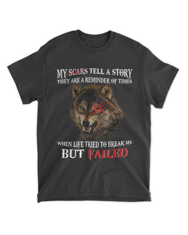 MY SCARS TELL A STORY.. WOLF