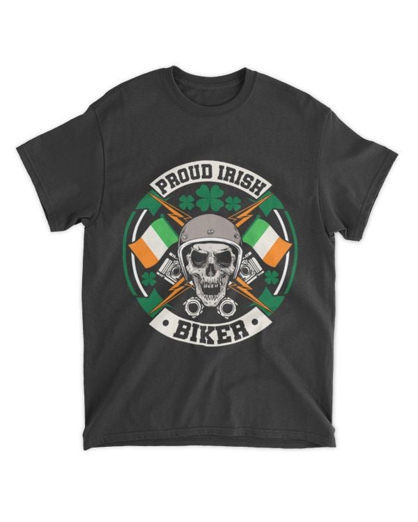Motorcycle Proud Irish Biker Ireland Skull St Motorcycle Proud Irish Biker Ireland Skull St