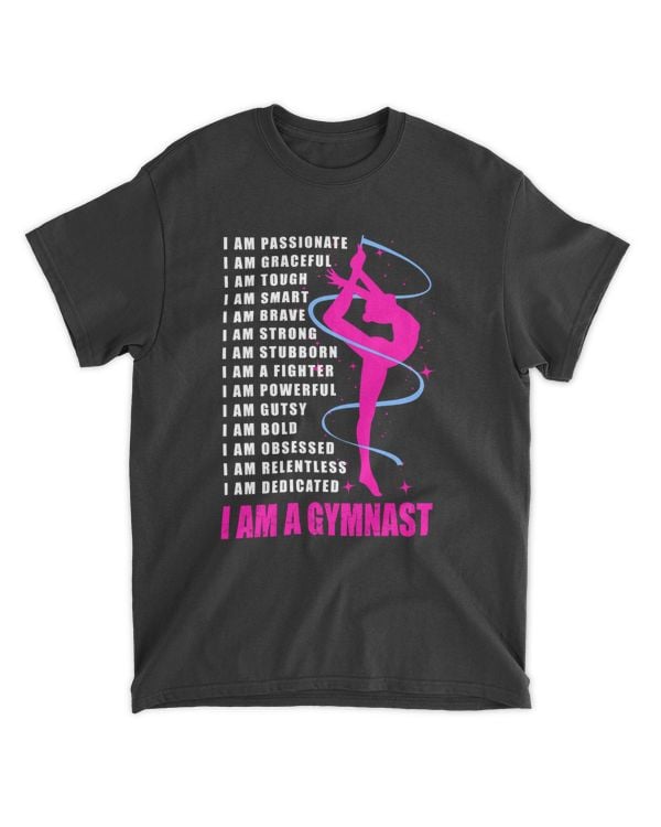 Gymnastics I Am a Powerful Strong Personalize Gymnast Mother Grandma Sister