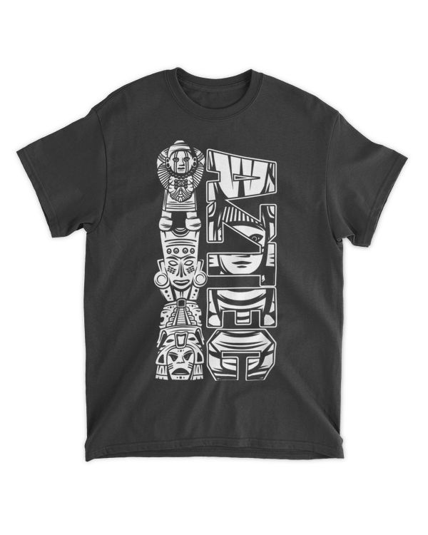 Aztec Ancient Ethnic Nation Symbol People Archeology Gift T-shirt