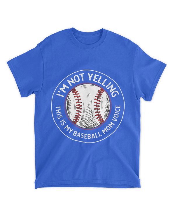 This is My Baseball Mom Voice - Women's Baseball Mama T-Shirt