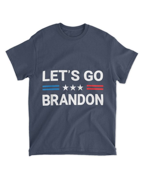 Let's Go Brandon Conservative US Flag T-Shirt