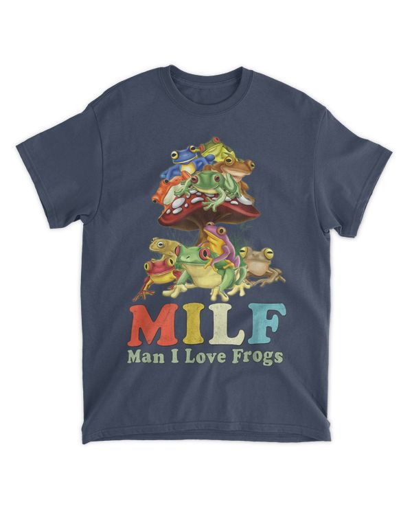 Frog Lover Cottage core Clothes Women MILF Man I Love Frogs T-Shirt