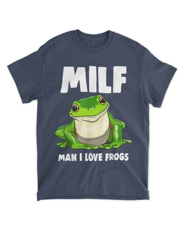 Funny Man I Love Frogs Tee Shirts Frog Love T-Shirt