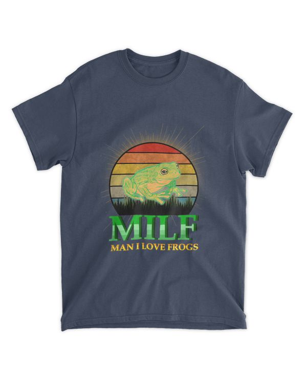 MILF Man I Love Frog Retro Vintage shirts of Frog lovers tee T-Shirt