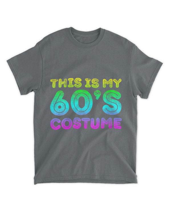 Womens This Is My 60s Costume T-shirt 1960s Party Shirt V-neck T-shirt