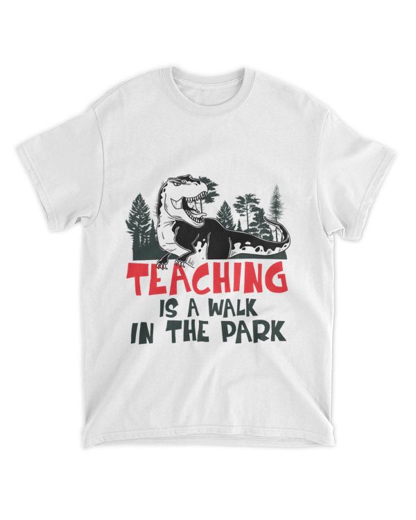 RD Teaching is a Walk in the Park, Dinosaur, School Teacher, Classroom, Students