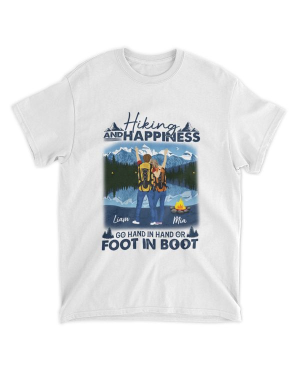 Hiking Couple Go Hand In Hand Shirt