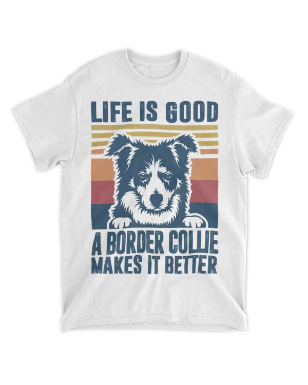 Border Collie Gifts For Women Men Dog Mom Dad Border Collie Pullover Hoodie