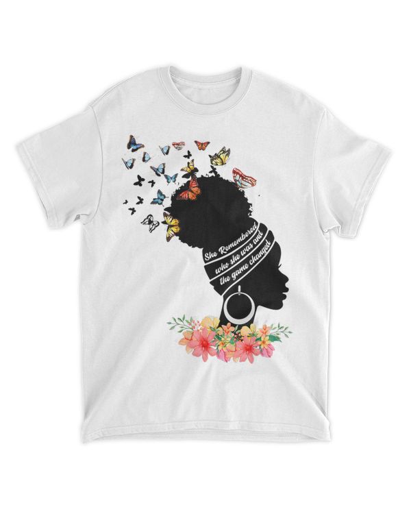 Womens JJ5q Butterfly Black Women Motivational African American
