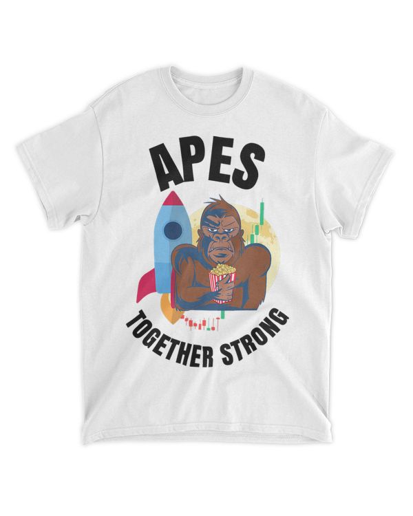 Apes Together Strong To The Moon Stock Market Meme Stonks 21