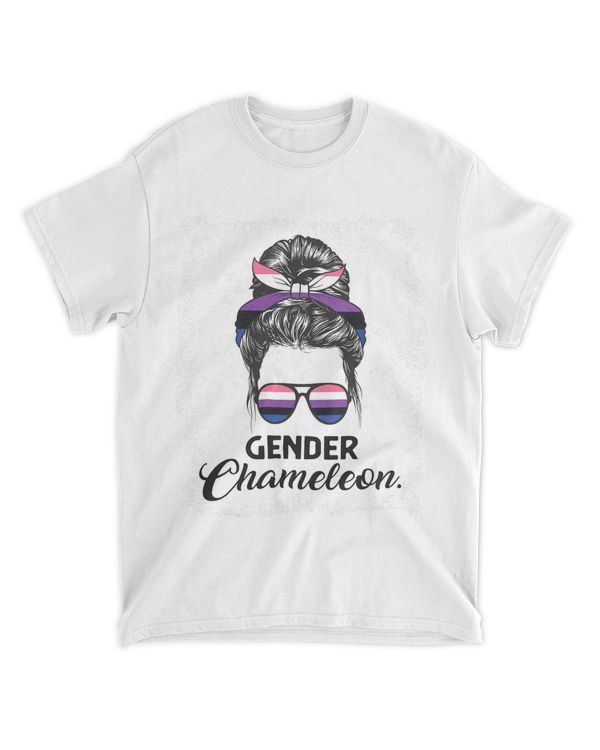 Gender Fluid Pride Flag Gender Chameleon Funny Genderfluid