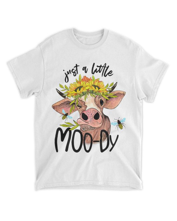 Just a Little Moody Cow Lover Funny