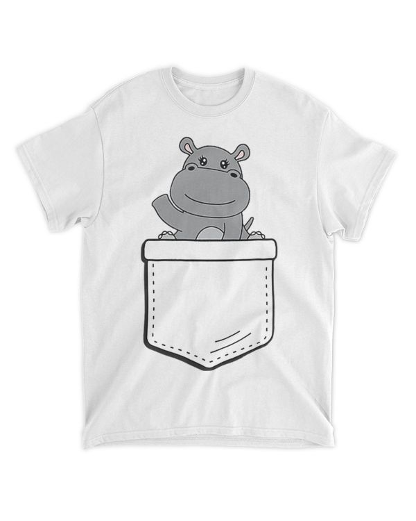 Cute Hippo Pocket Hippos Animals Fan Baby Hippopotamus Lover