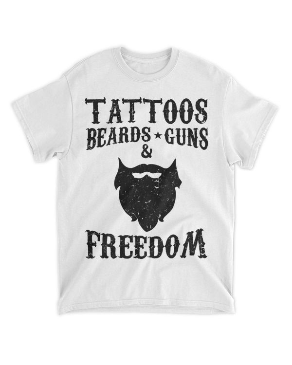 Mens Ink Tattoos Beards Guns 2Freedom 21