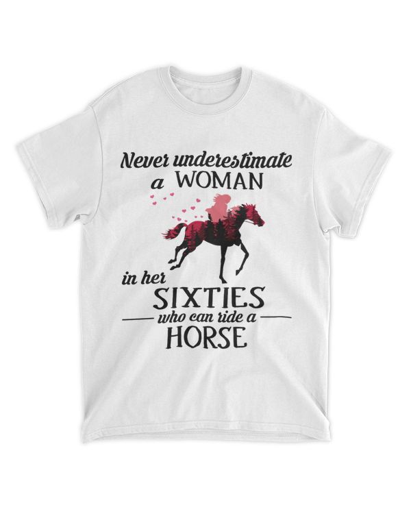 Never underestimate a woman in her sixties who can ride