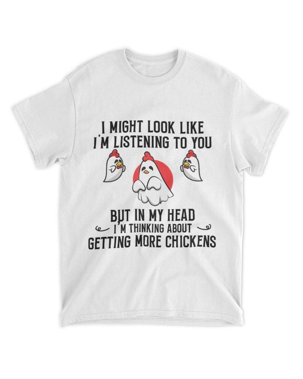 Halloween Chicken Ghost I Might Look Like Im Listening