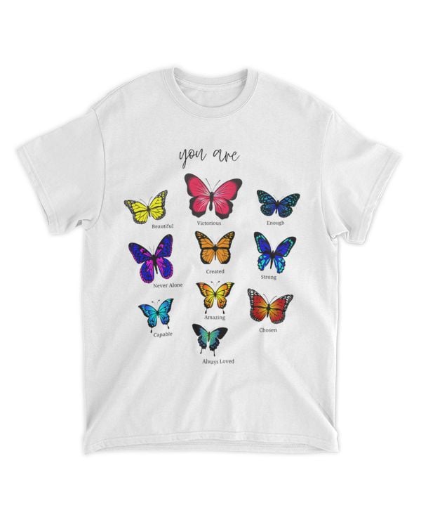 You are beautiful and always loved butterfly women gift