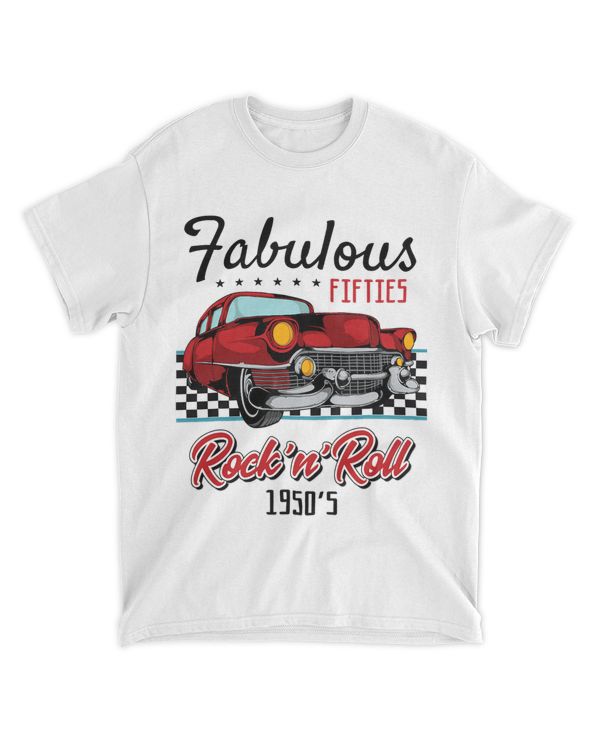 50s Rockabilly Vintage 1950s Clothing For Women Men Tshirt