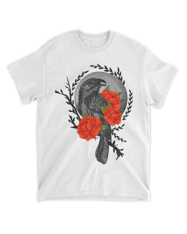 Alchemy Moonlight Raven Crow Scavenger Bird Rose