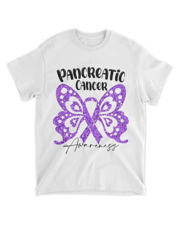Pancreatic Cancer AwarenessButterfly Twinkle Ribbon