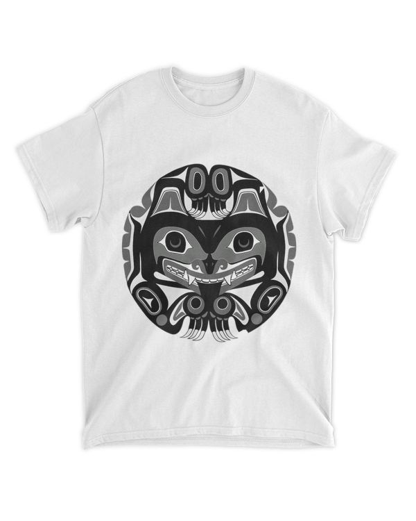 Alaska Native American Tlingit Eagle Tribal Bear Clan Gray