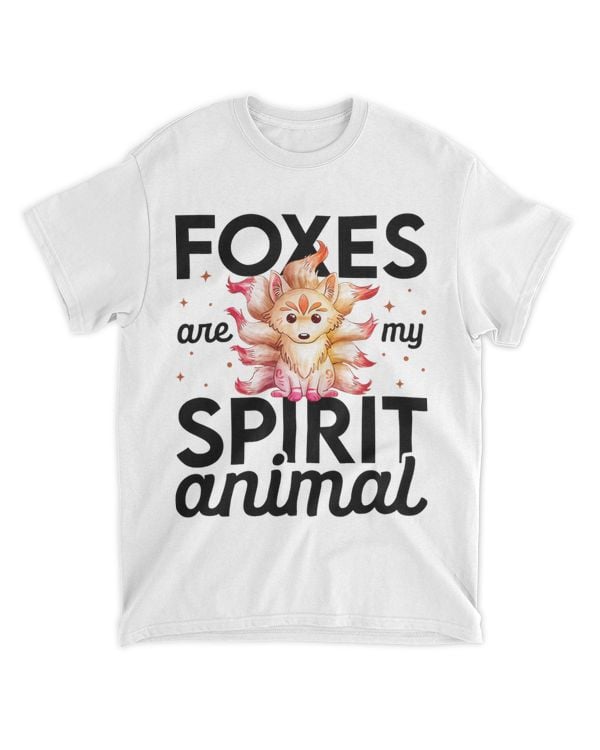 Foxes Are My Spirit Animal Funny Fox Lover Cute