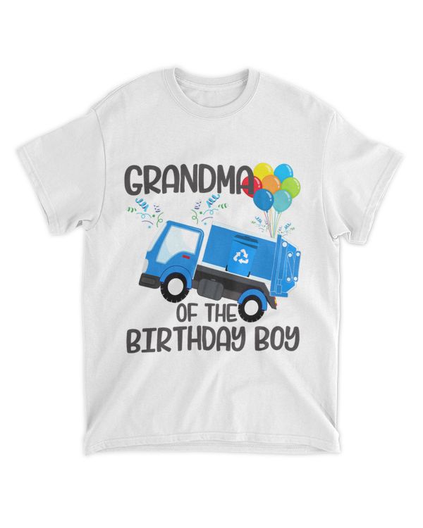 Grandma Of The Birthday Boy Blue Garbage Truck Family Match