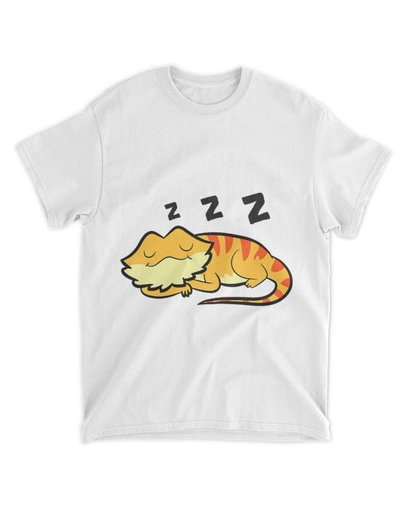 Bearded Dragon Pajama Reptile Lizard Sleeping Bearded Dragon