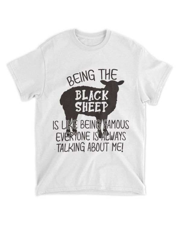being 2black sheep is like being famous everyone