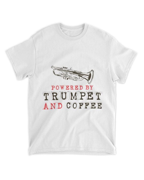 Trumpet Player Coffee Vintage Powered By Trumpet And Coffee