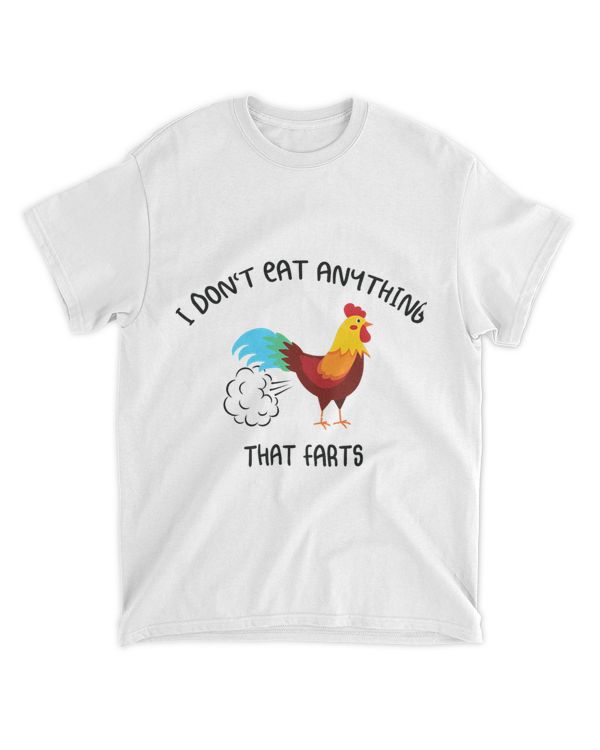 Vegetarian Vegan I Don’t Eat Anything That Farts Chicken 1