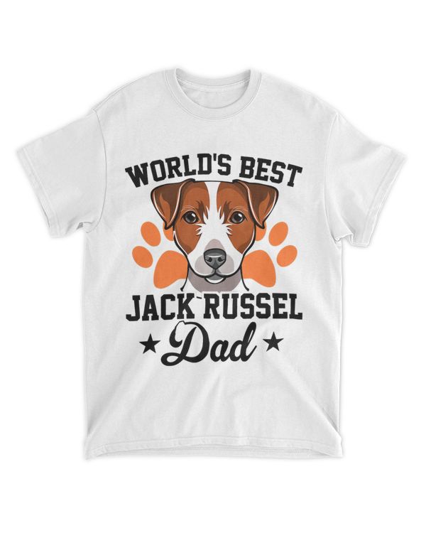 Worlds Best Jack Russel Dad Dog Owners Walking Dog