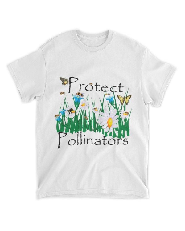 Protect Pollinators Bees Butterflies Flowers Botanical