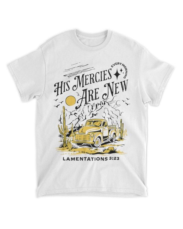 Retro Christian Truck His Mercies Are New Every Morning