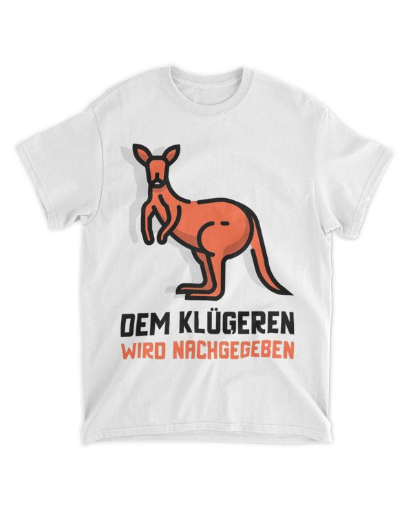 Kangaroo Pouch Animal Dem klügeren wird nachgeben [German Language]