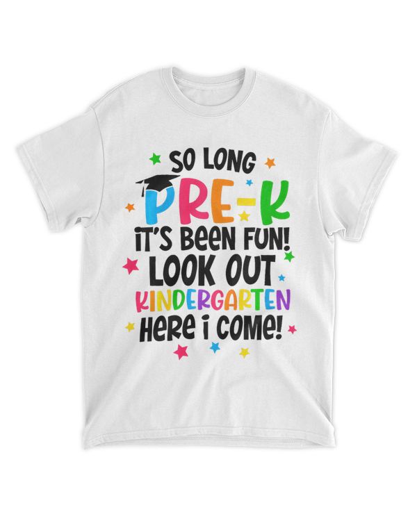 Kids So Long PreK Kindergarten Here I Come Graduation Gifts
