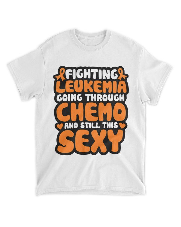 Leukemia Awareness Leukemia Cancer Warrior Orange Ribbon 43