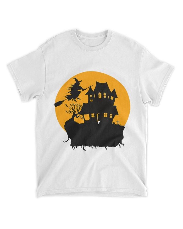 Grave Witch Bat Tree Halloween