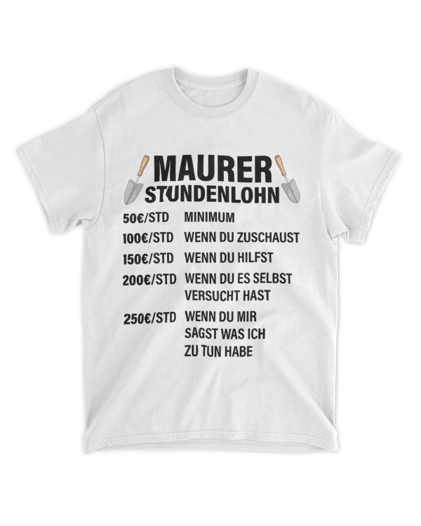 Maurer Masonermeister Craftsman Hourly Wage Masonry