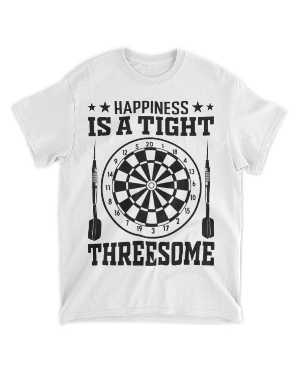 Happiness Is A Tight Threesome 2Dart Dartboard Funny Darts