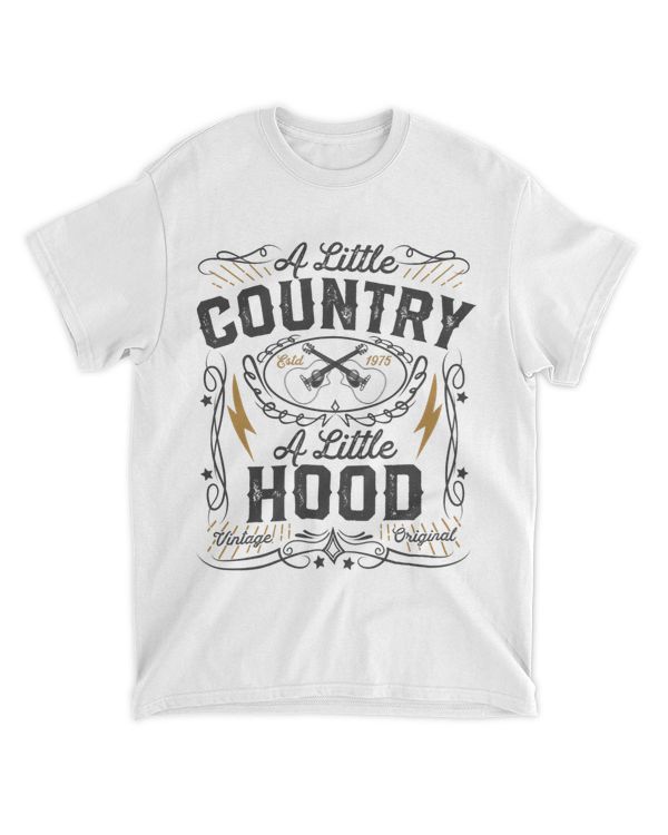 A Little Country A Little Hood Hip Hop Rap Music Womens Gift