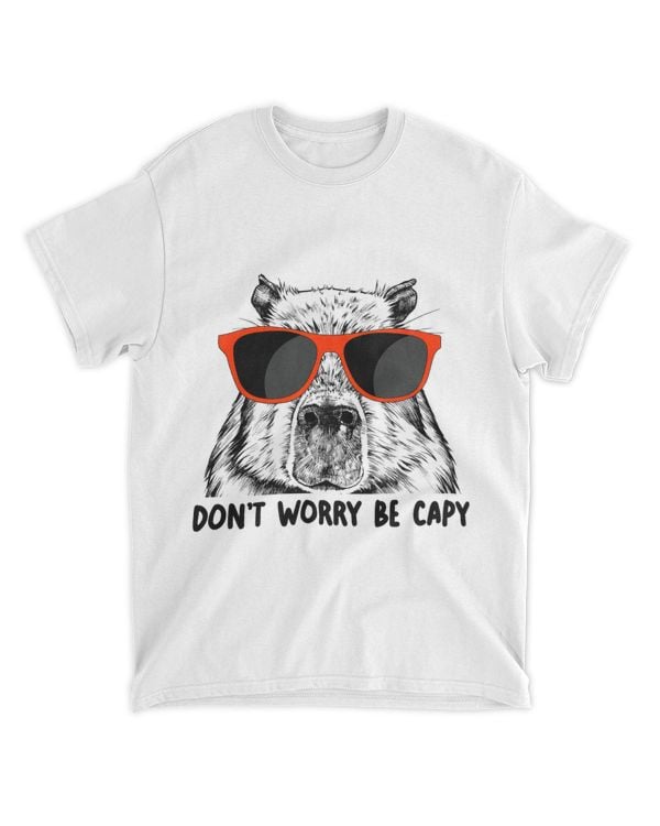 Dont Worry Be Capy Capybara Lovers Be Cappy