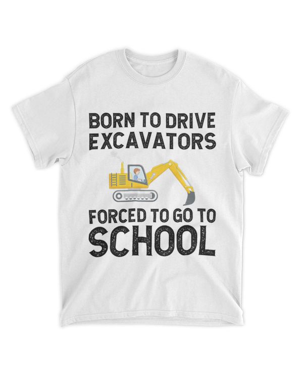 Excavator Driver Excavator License Retro Excavator 32