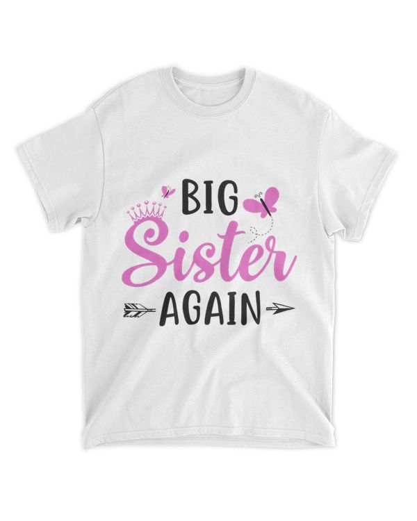 Big Sister again Sibling Older Daughter Arrow 2Butterflies